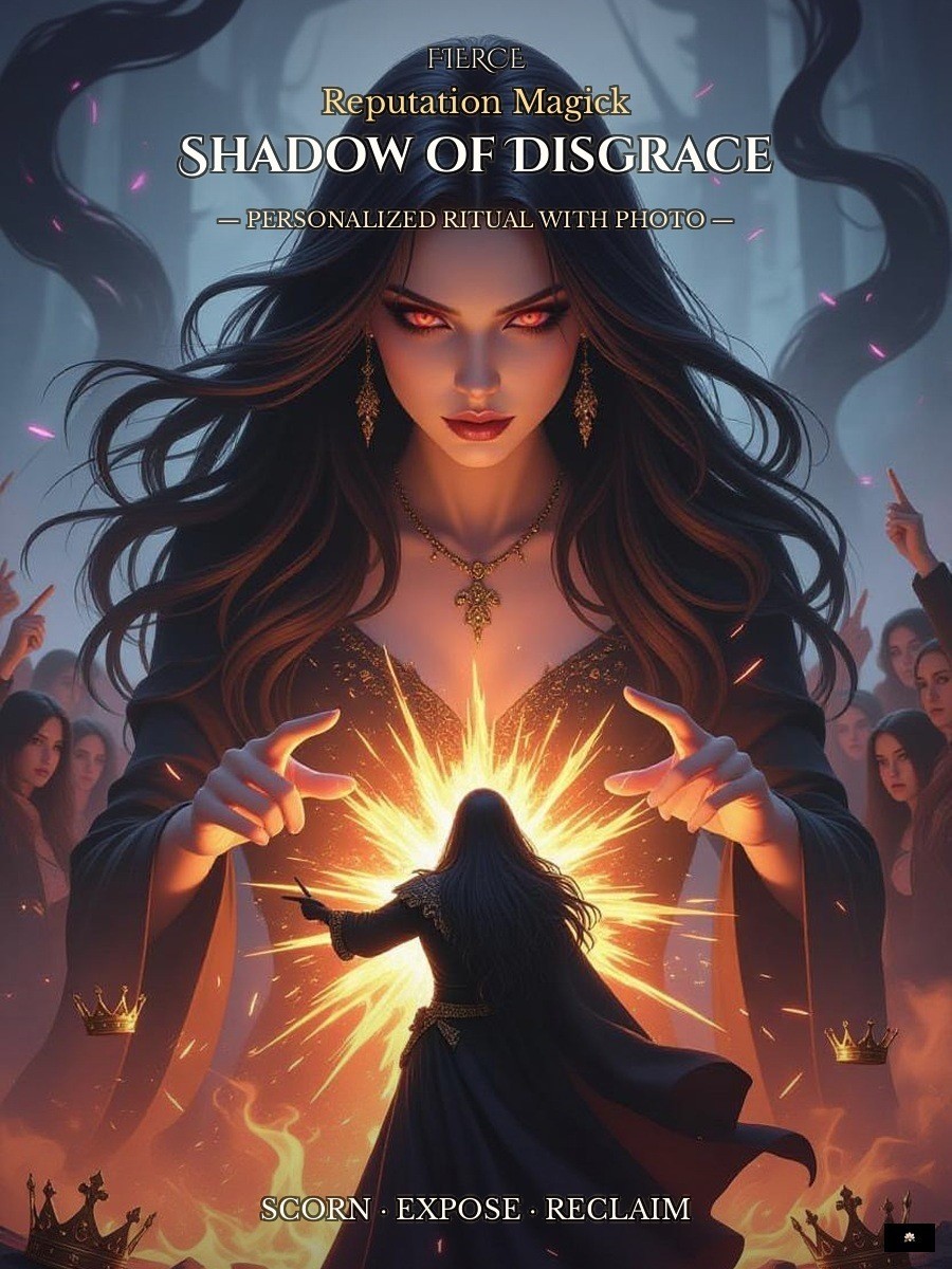 🌑✨ Shadow of Disgrace Reputation Spell ~ Custom Ritual Photo