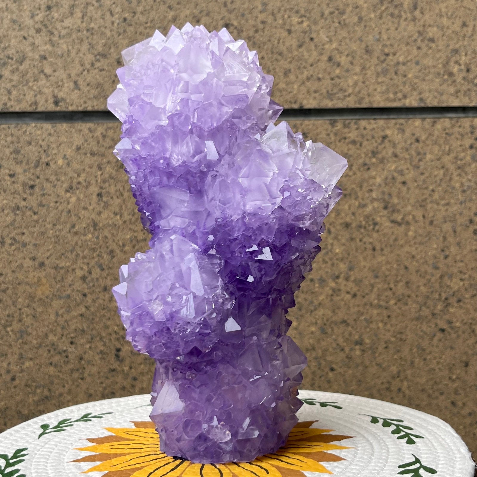 6.1 lb  Alum Crystal Cluster Geometric Formation Mineral Specimen