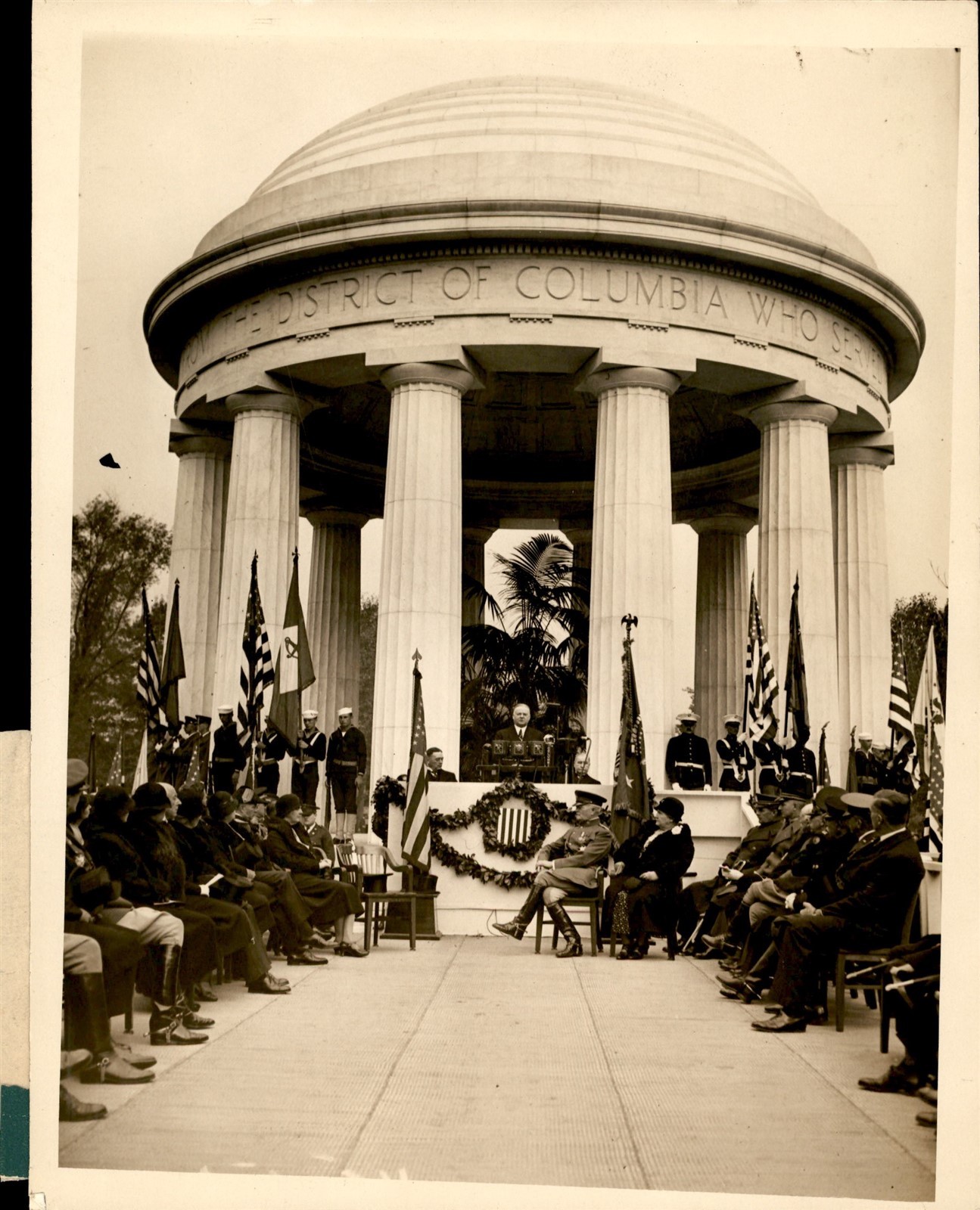 GA283 Approx 1930s Orig Underwood Photo PRESIDENT DELIVERS ARMISTICE DAY ADDRESS GA283 Approx 1930s Orig Underwood Photo PRESIDENT DELIVERS ARMISTICE DAY ADDRESS