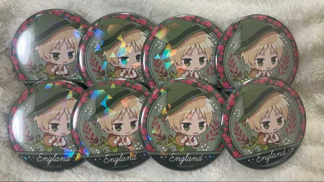 Hetalia England Can Badge Lot 8 Collectible 15+ Hetalia England Can Badge Lot 8 Collectible 15+