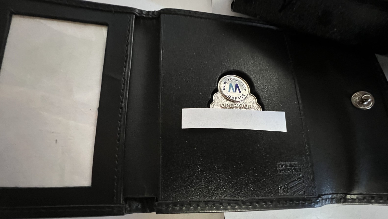 Vintage Mini Badge with wallet  NYCTA  MTA  Subway  Bus  New York City Transit