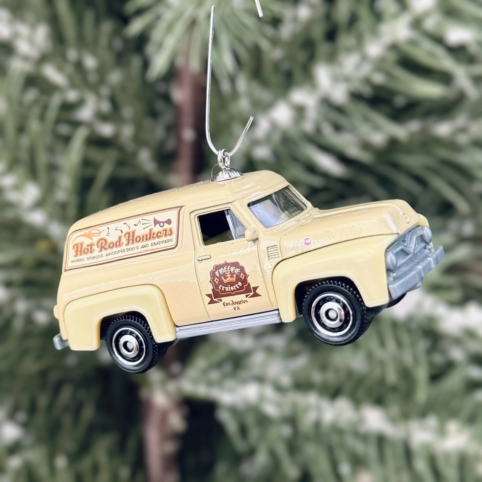 1955 Ford F-100 Panel Van Christmas Tree Ornament • Gift for F-100 Lovers