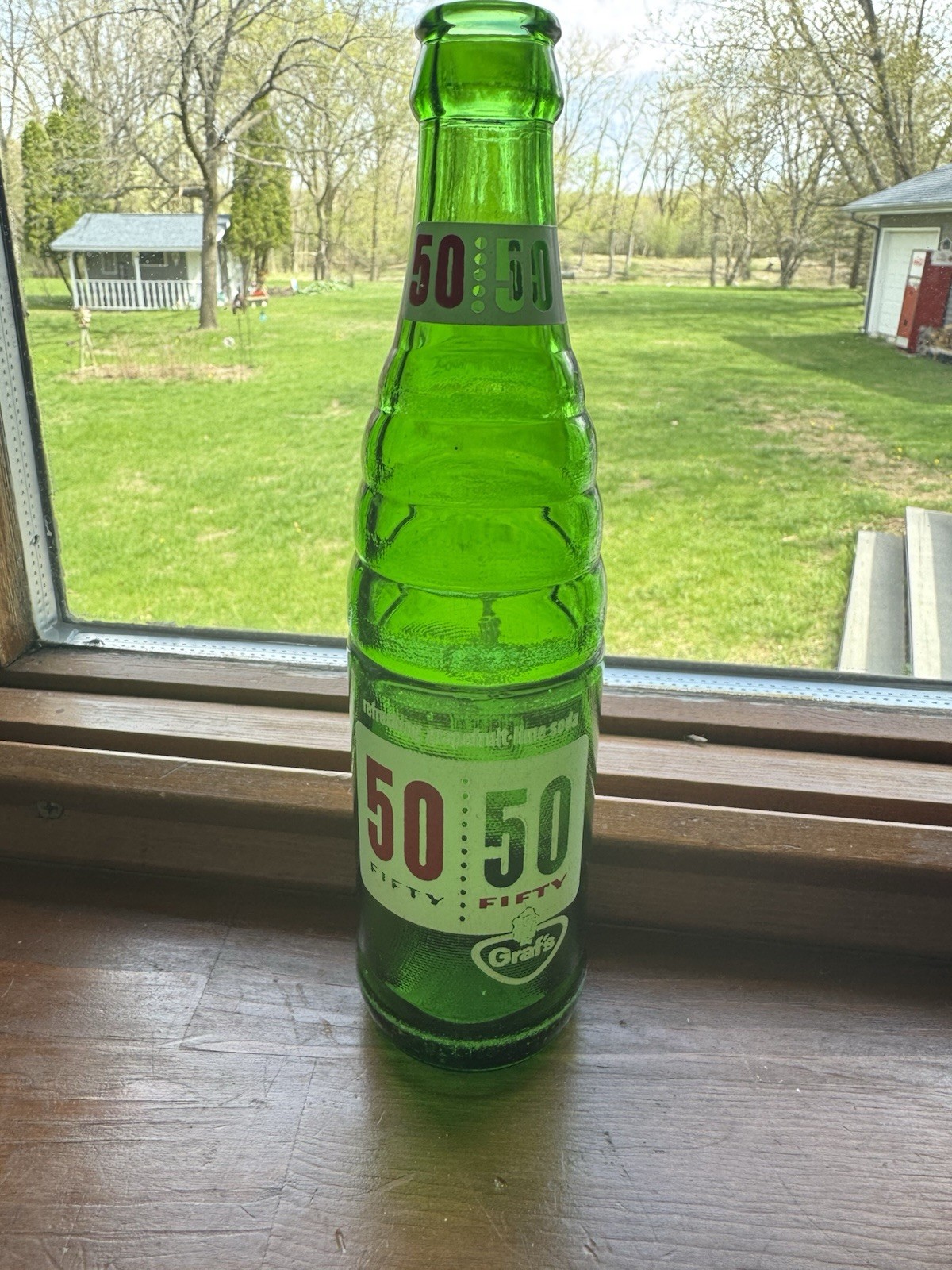 Vintage Fifty Fifty 50/50 GRAFS Soda Bottles WI