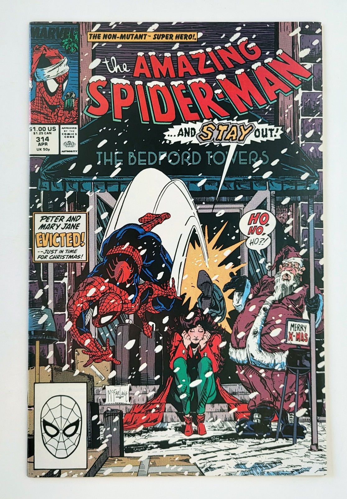 The Amazing Spider-Man #314 Marvel 1988 Todd McFarlane High-Grade Cover Art VF+