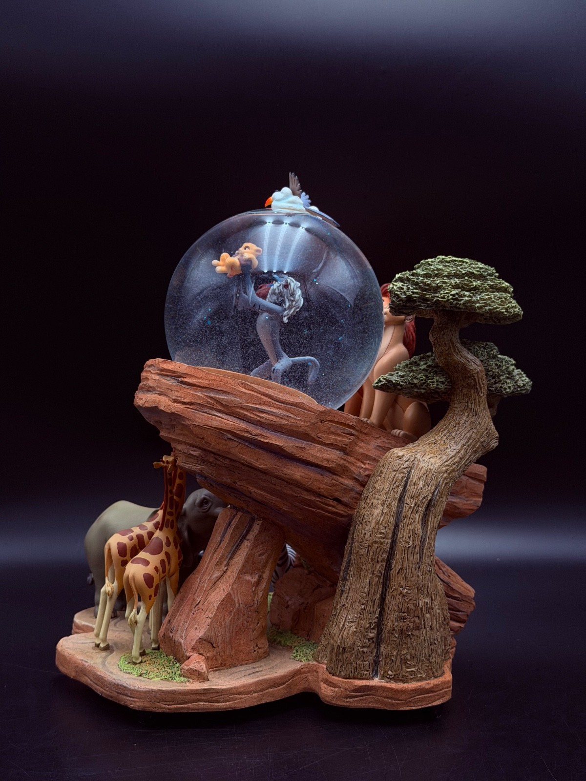 Disney Lion King Snowglobe Pride Rock. 1994. Plays “Circle of Life.” 