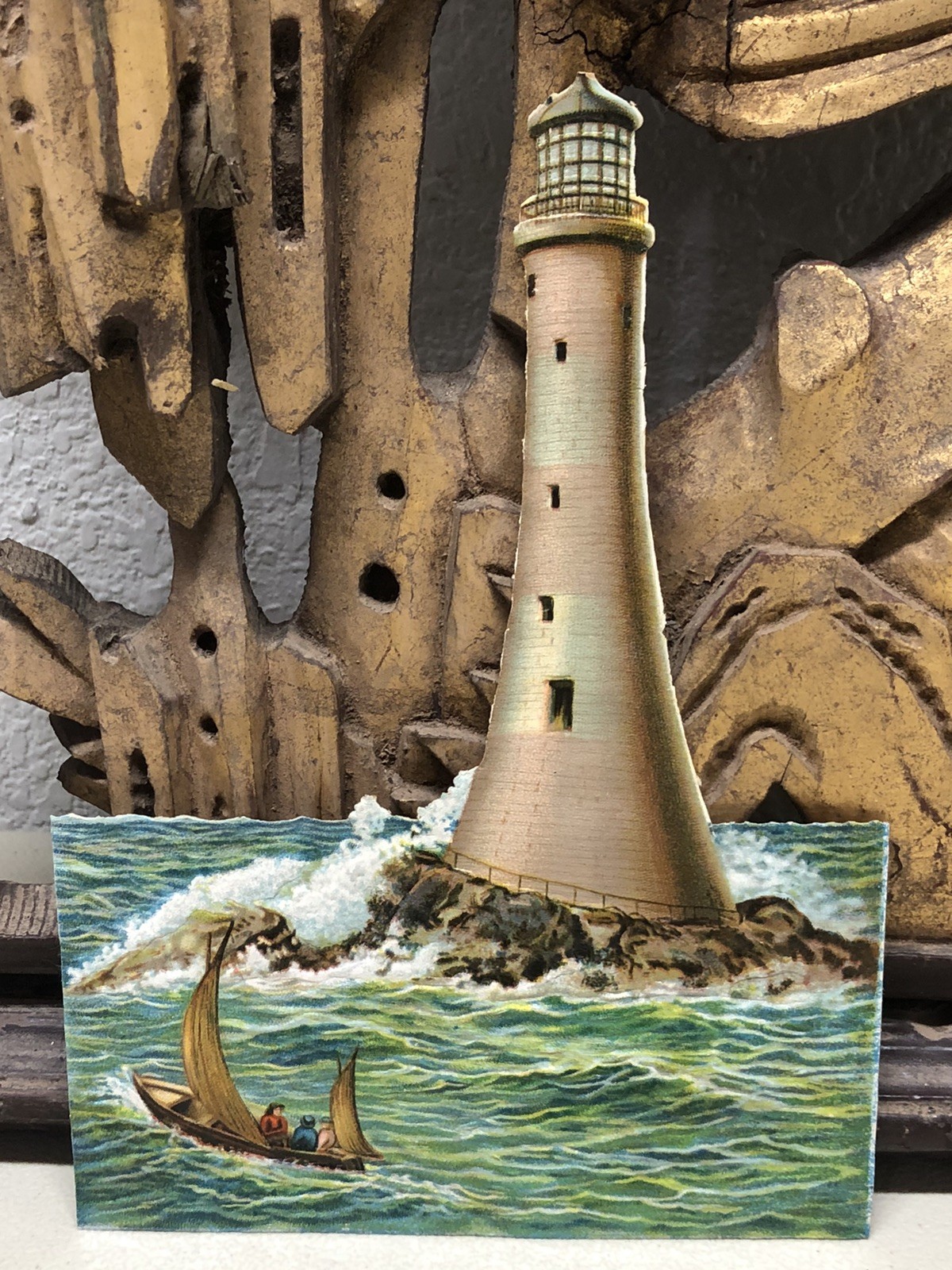 Light House Victorian Die Cut Scrap - L14