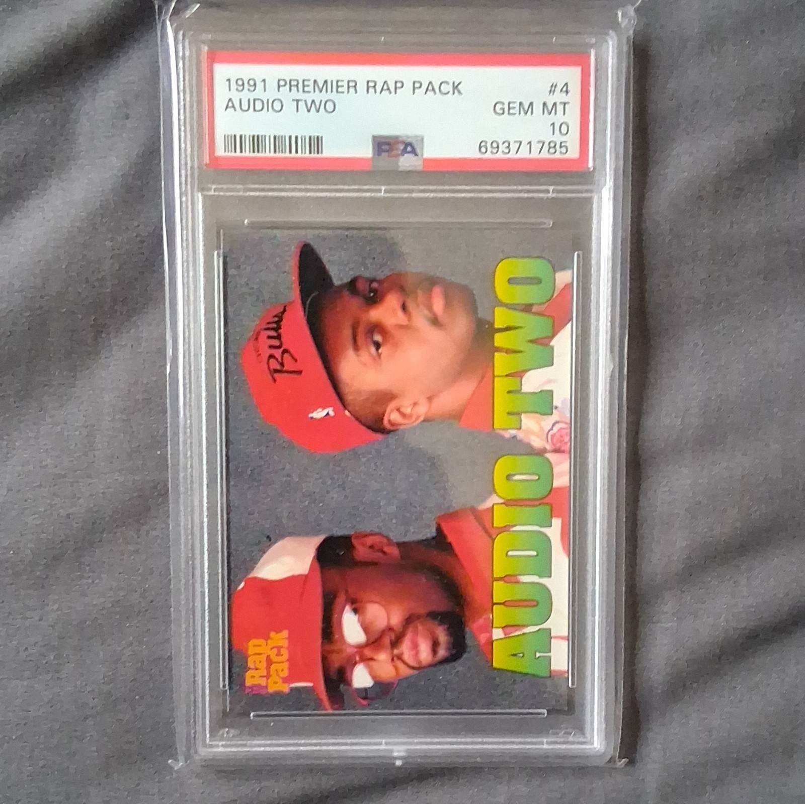 1991 Premier Rap Pack Audio Two #4 - PSA 10 - POP 1  RARE ONLY CARD GRADED 