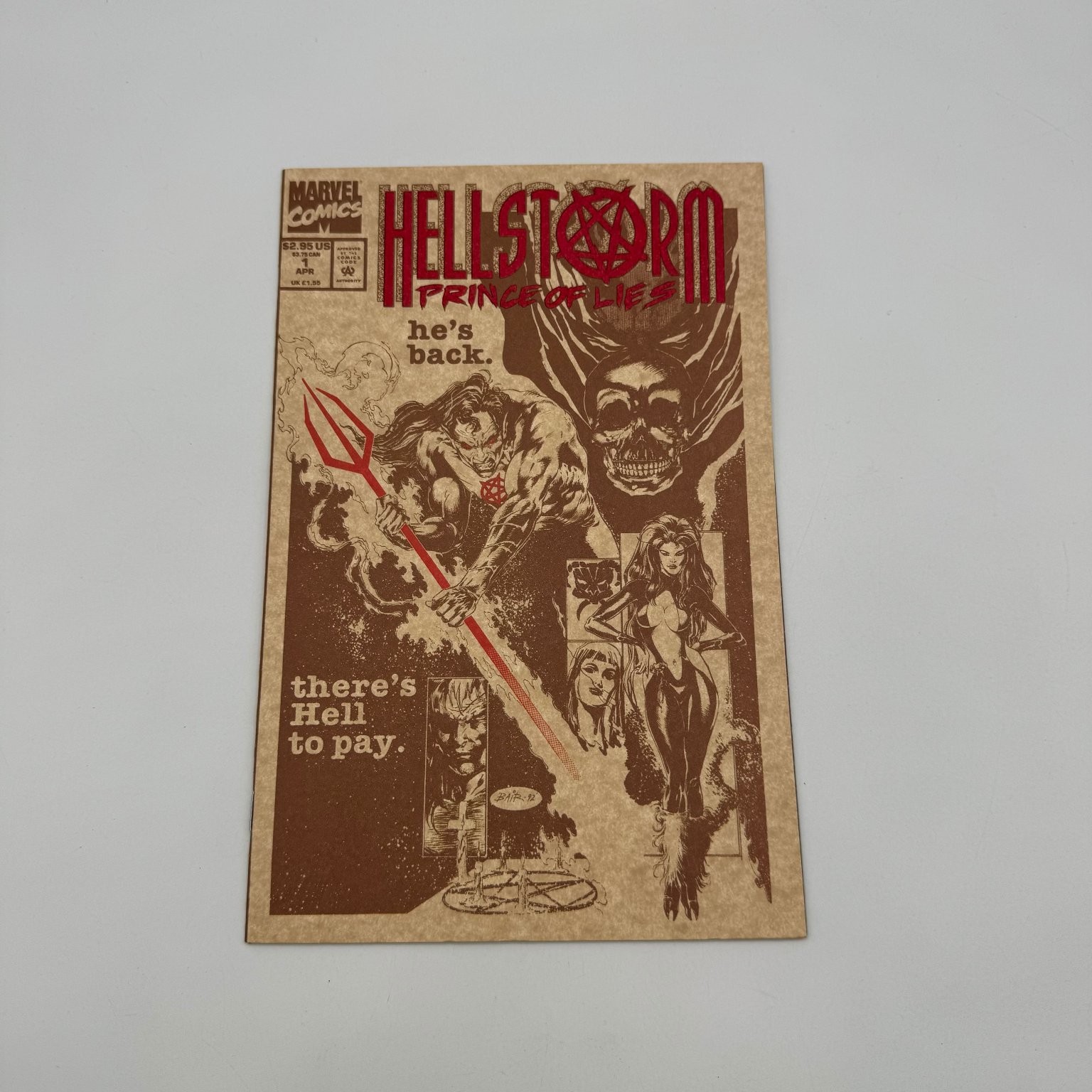 Hellstorm Prince of Lies #1 Marvel Comics Jae Lee Modern Age