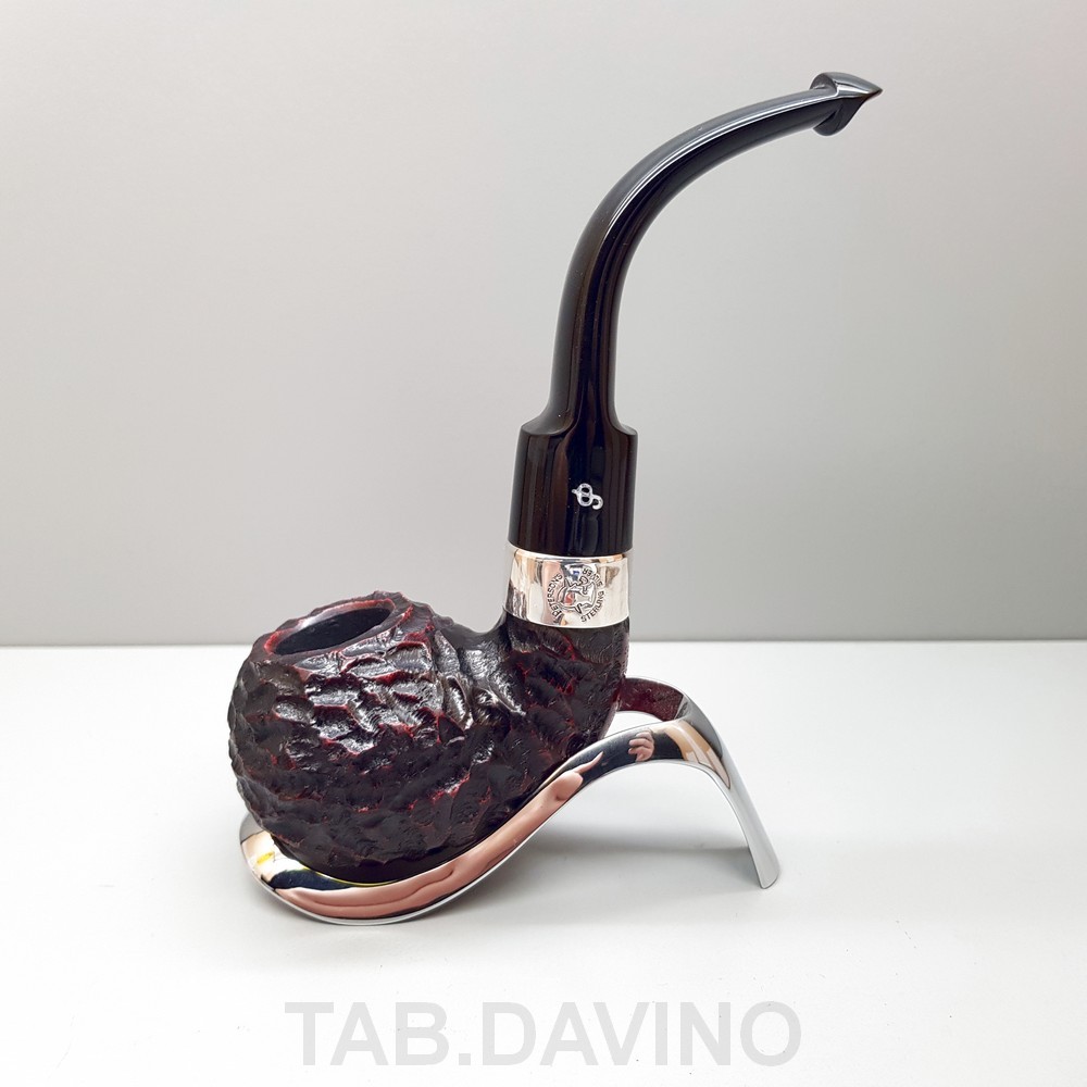 PETERSON OF DUBLIN SHERLOCK HOLMES LESTRADE RUSTICATED 2026 PIPE MADE IN IRELAND