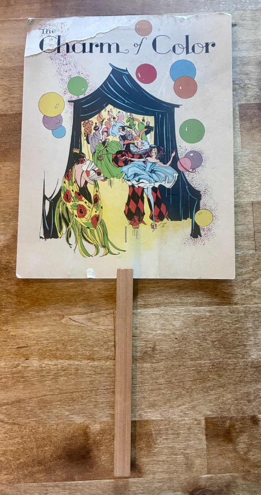 Vintage Putnam Fadeless Dyes Advertising Fan-Severt’s Drug Store,  Fremont, Iowa