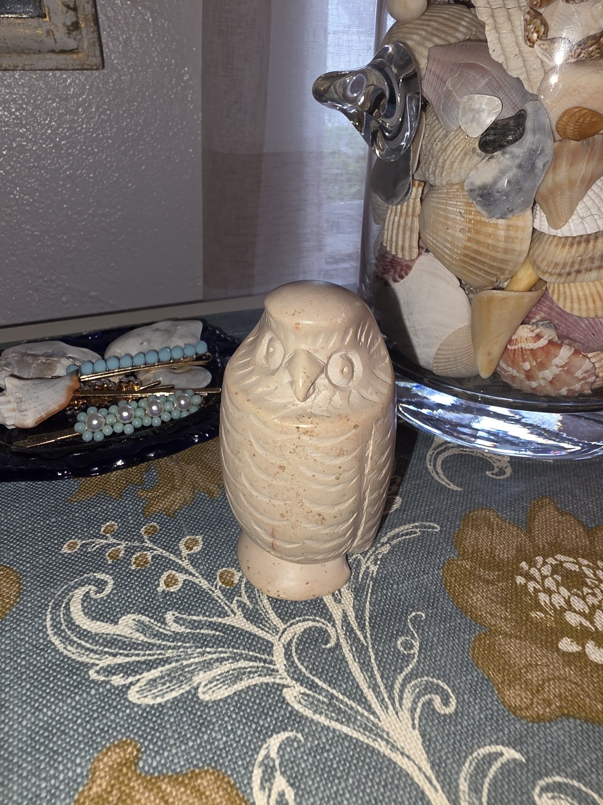 Antique *Tribal Art African Carving* Stone Owl from Swaziland (Old) Treasure