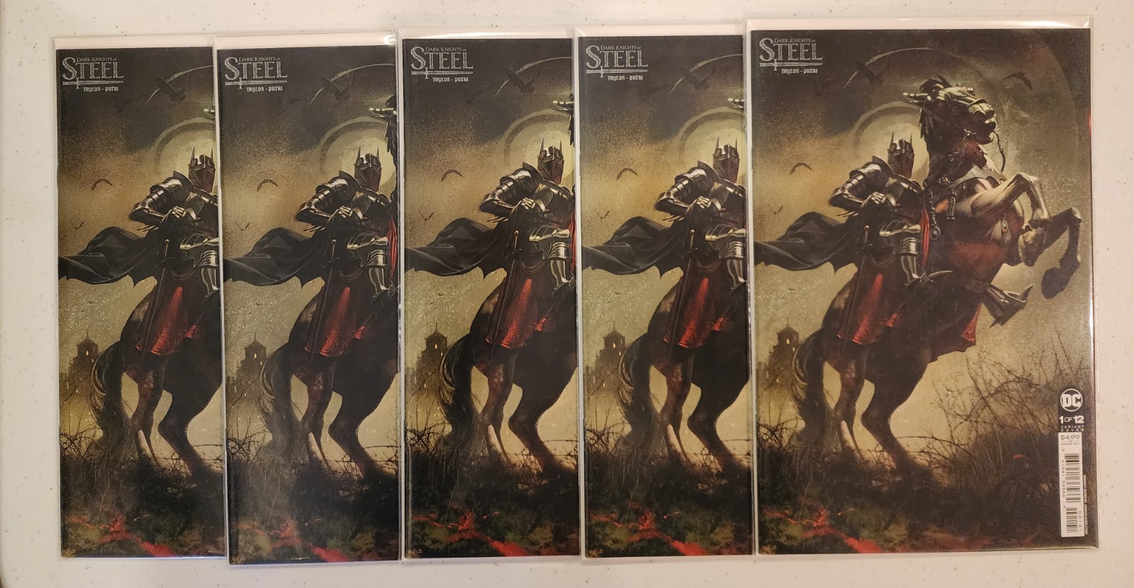 Dark Knights of Steel 1 Joshua Middleton Cardstock Variant B DC Comic 1st Batman