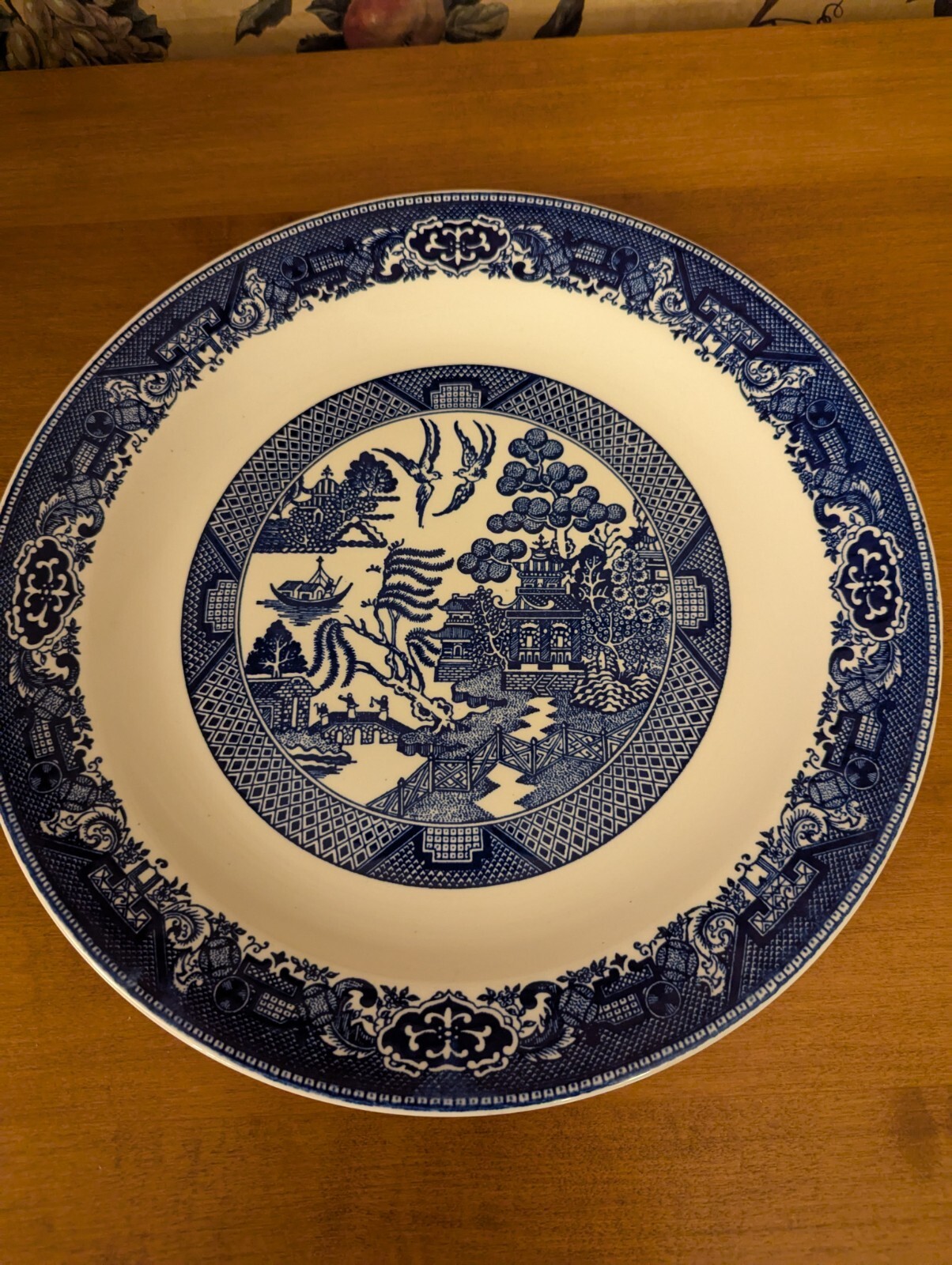 VINTAGE BLUE WILLOW  WARE ROYAL USA CHINA 12\