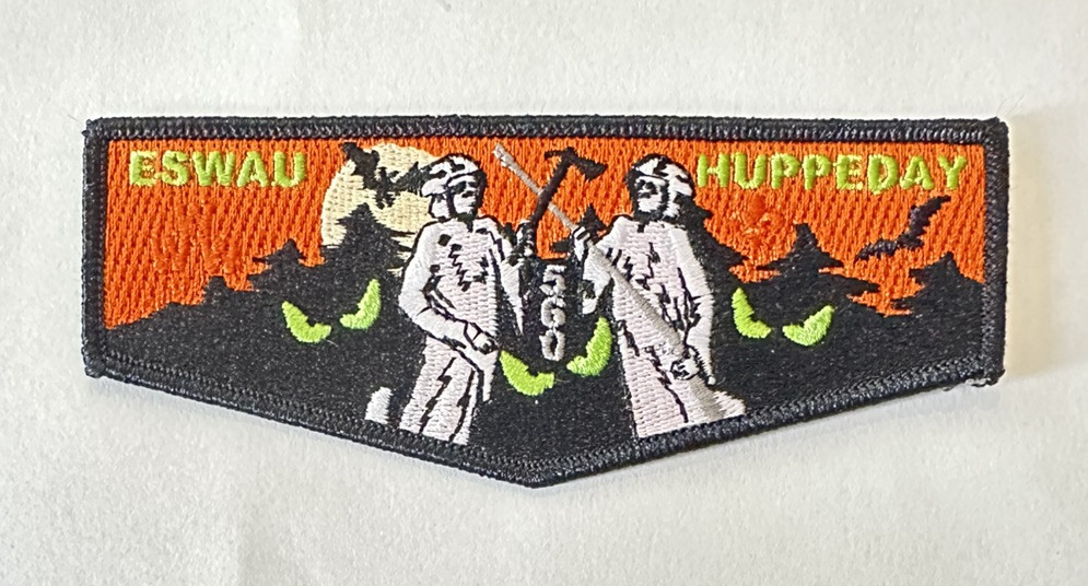 OA SCOUT FLAP PATCH ESWAU HUPPEDAY LODGE 560 HALLOWEEN THEME 2016 500 MADE RARE