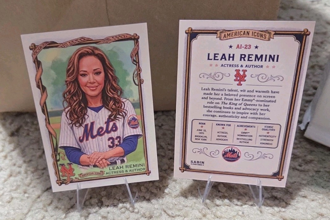 LEAH REMINI Custom Trading Art Card LEAH REMINI Custom Trading Art Card
