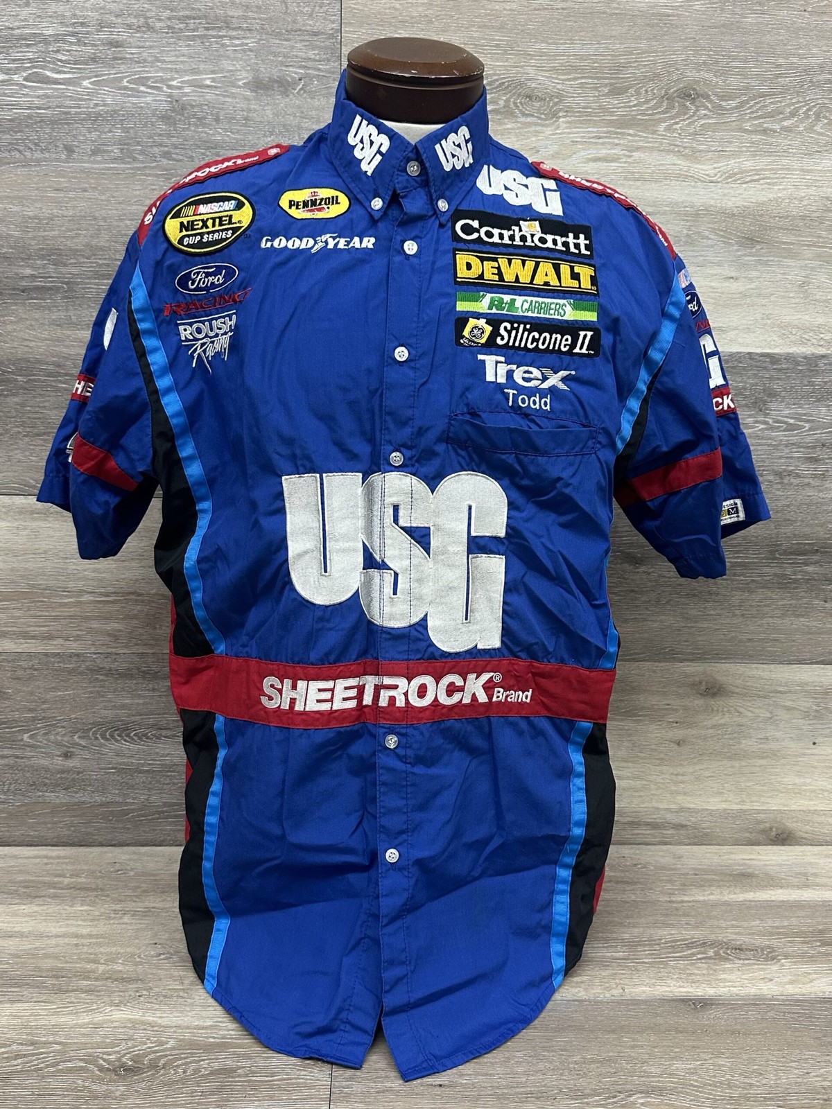 NASCAR #17 Matt Kenseth USG Crew Shirt Roush XL