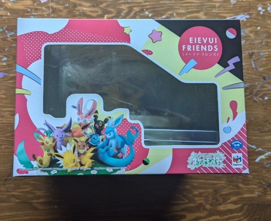 Megahouse G.E.M. EX Pekomen Series Eievui Eevee Friends Anime Game Figure NEW