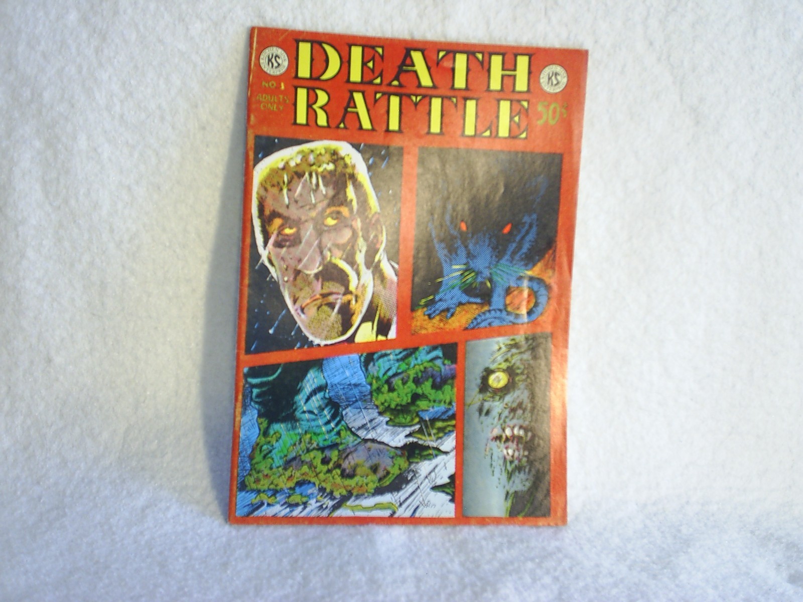 DEATH RATTLE # 3 - 1st PRINTING - KITCHEN SINK - 1972 - ROBERTS, BOXELL, HAYDEN