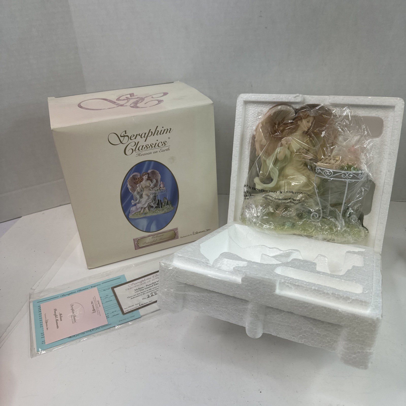 2002 Seraphim Classics MELISSA - PEACEFUL MOMENTS #84389, 120 Day Ltd Ed