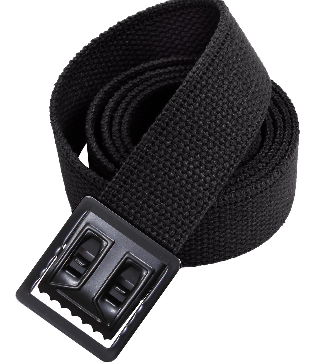Belt Black Military Army Style Web Canvas 100% Cotton 54