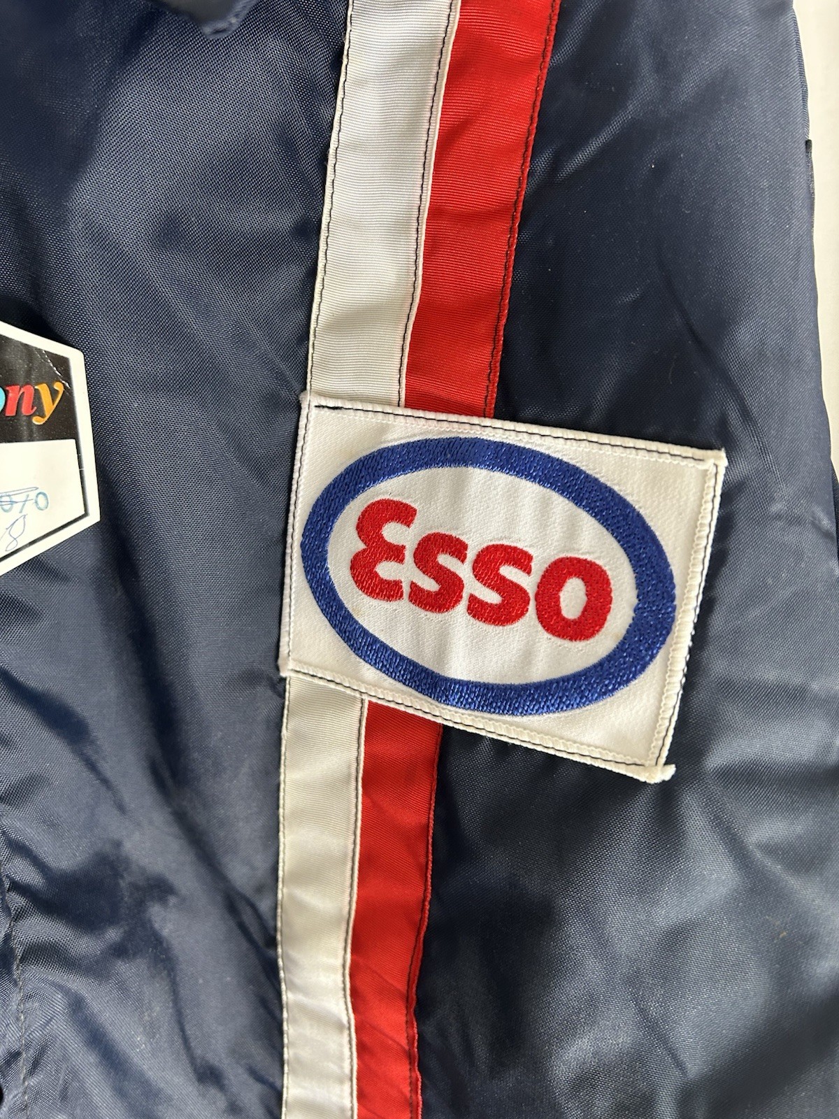 Vintage Esso Jacket late 70s or Early 80, unused condition. Rare