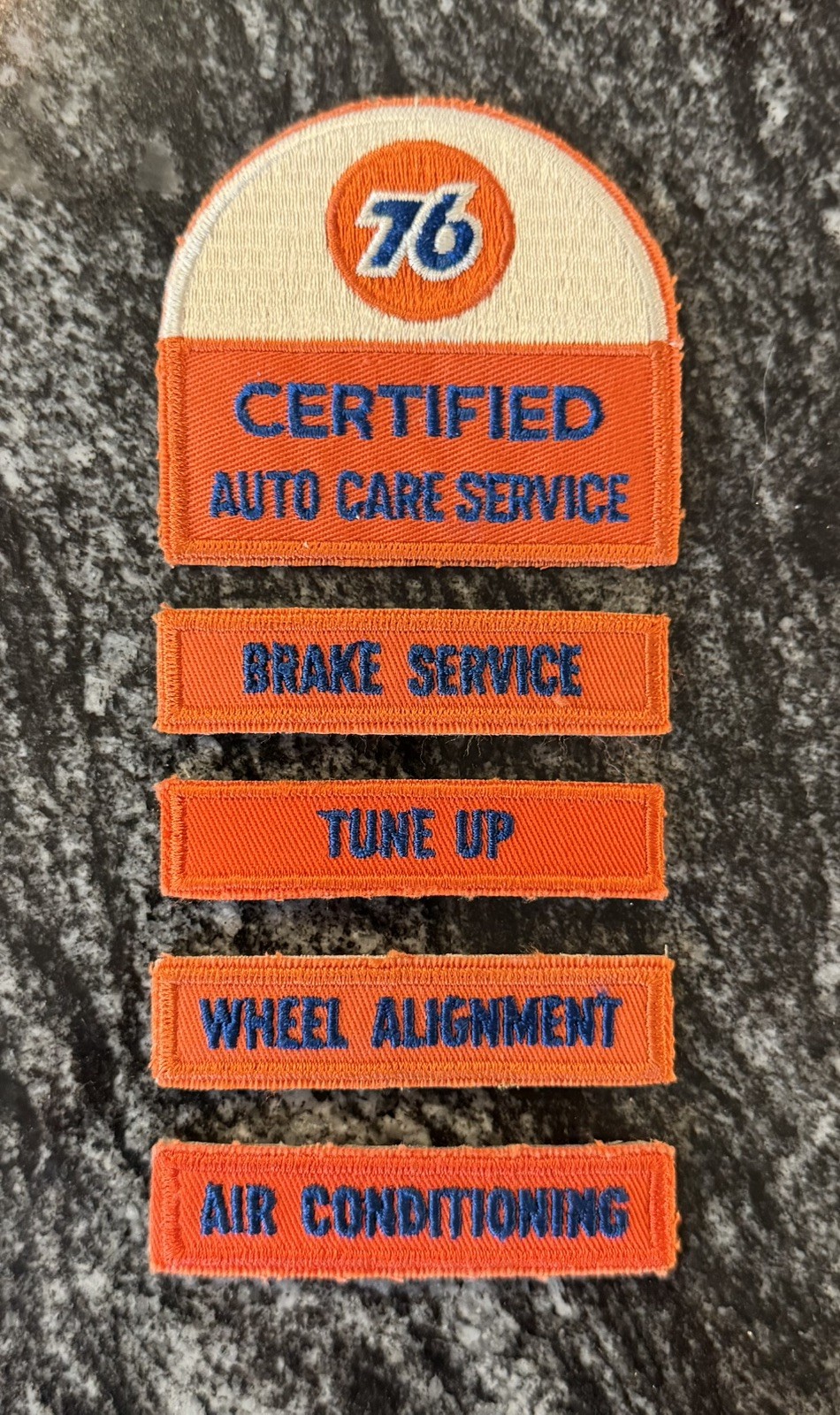 Vintage Union 76 Unocal Certified Auto Care Service Patch Lot - NOS