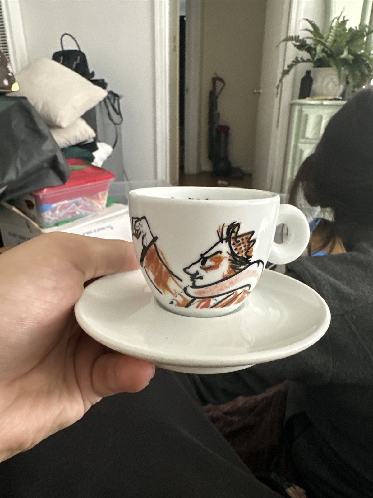 illy collection - 1993 - Espresso cup - Federico Fellini - Limited Edition