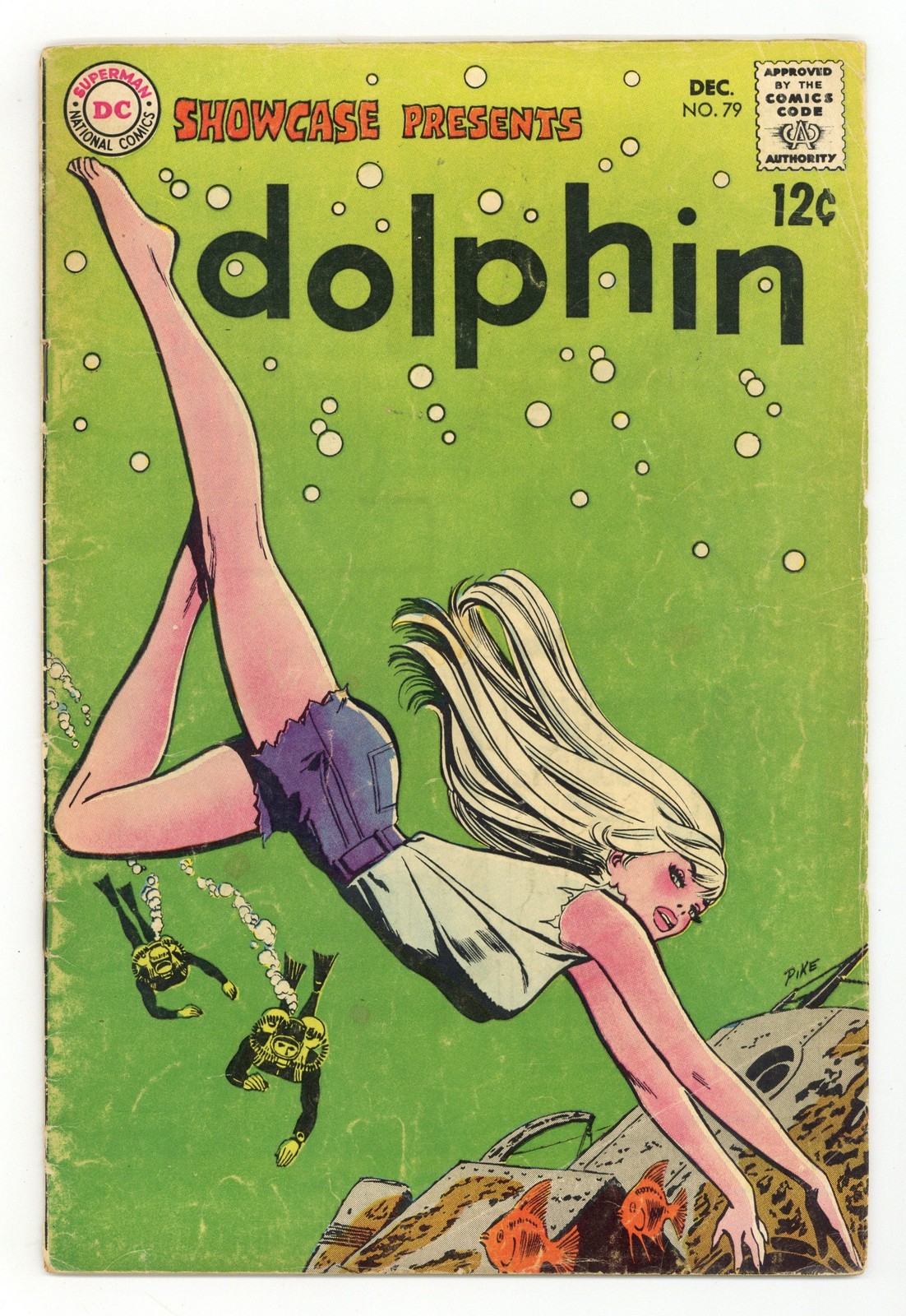 Showcase #79 VG- 3.5 1968 1st app. Dolphin
