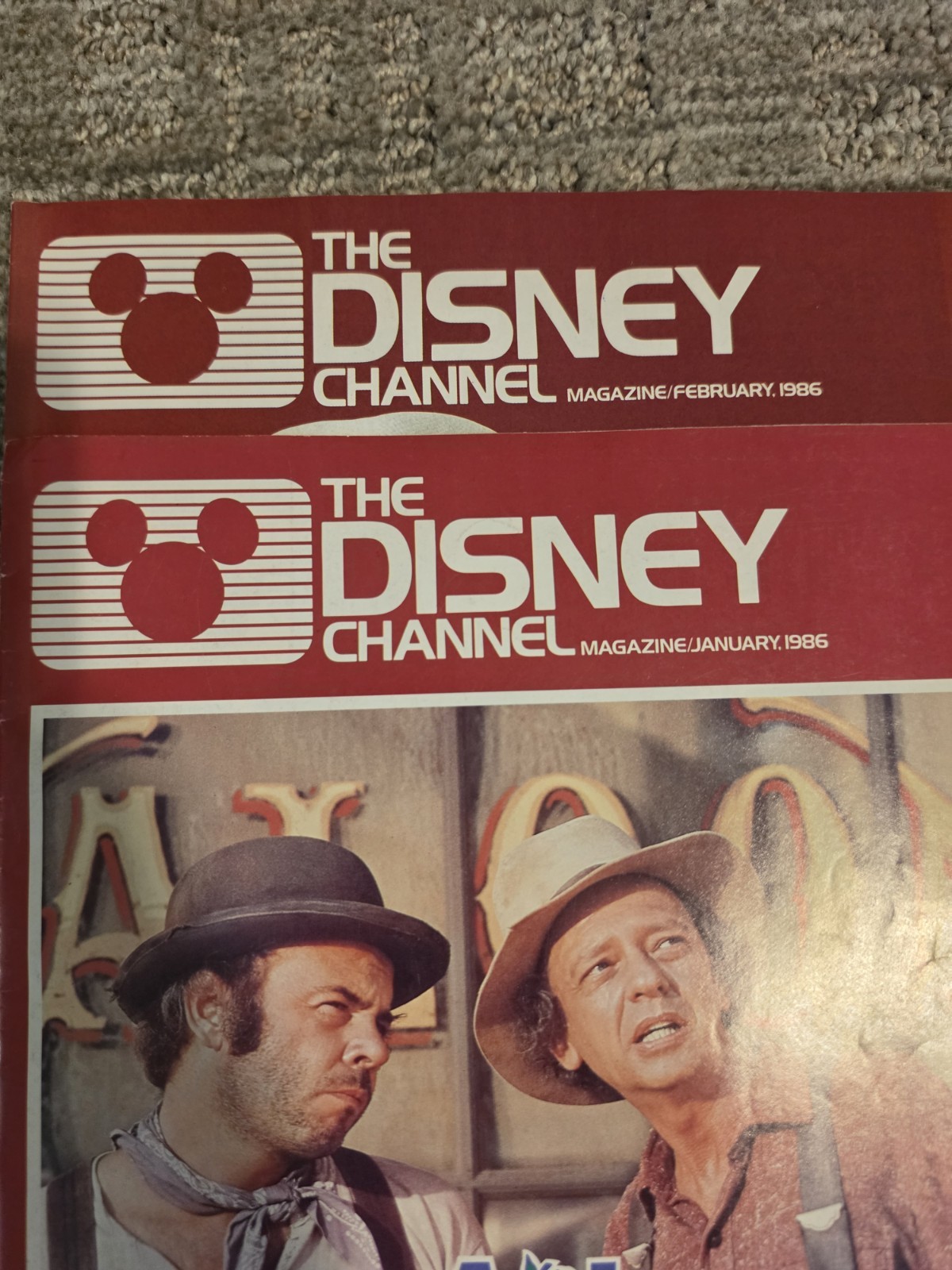 VTG Disney Channel Magazines 9 Issue LOT YEAR of 1986 Jan & Feb April to Dec VTG Disney Channel Magazines 9 Issue LOT YEAR of 1986 Jan & Feb April to Dec