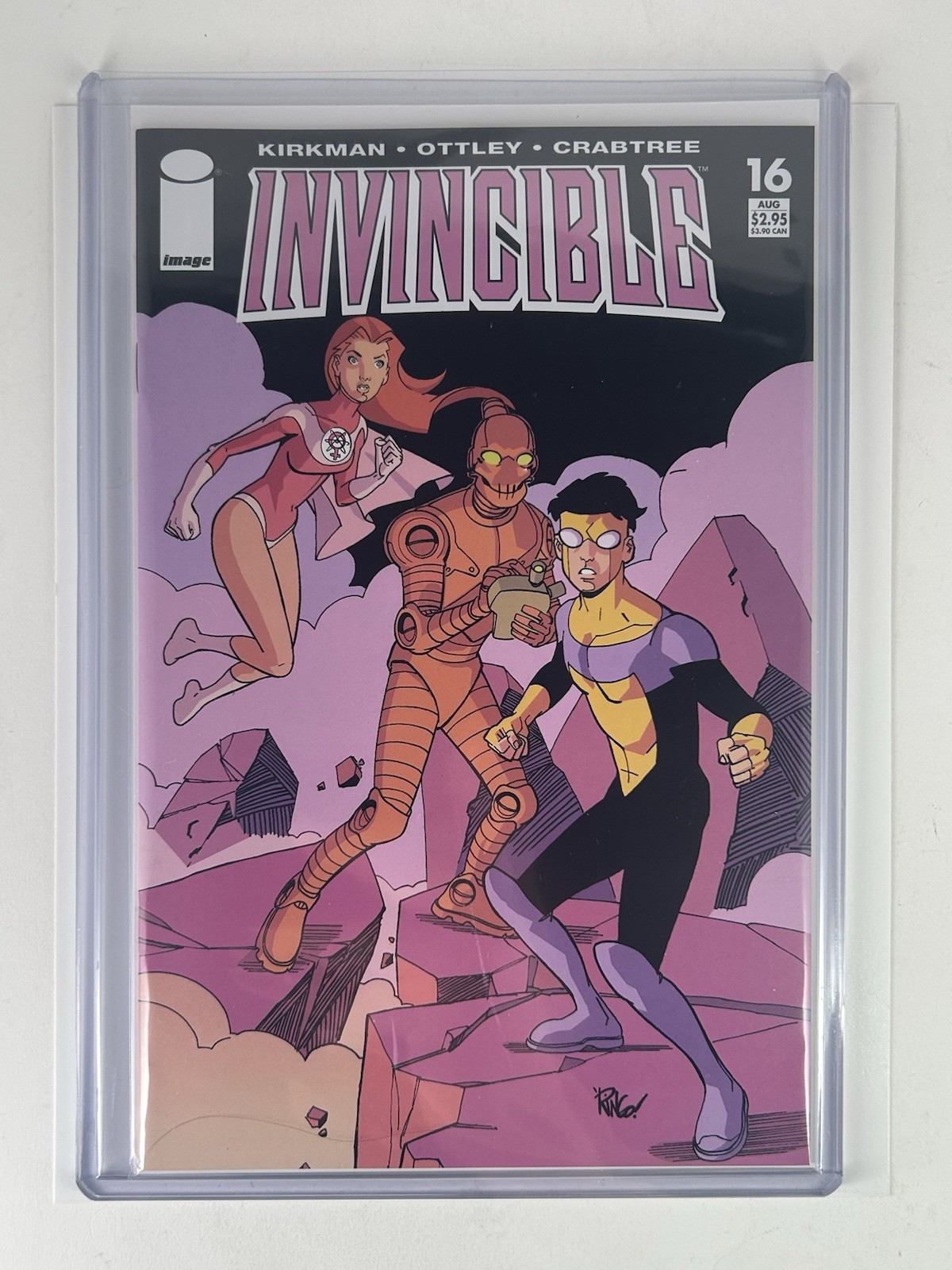 INVINCIBLE #16 (Image Comics, Aug 2004) 1st App. of Angstrom Levy, Raw Near Mint INVINCIBLE #16 (Image Comics, Aug 2004) 1st App. of Angstrom Levy, Raw Near Mint