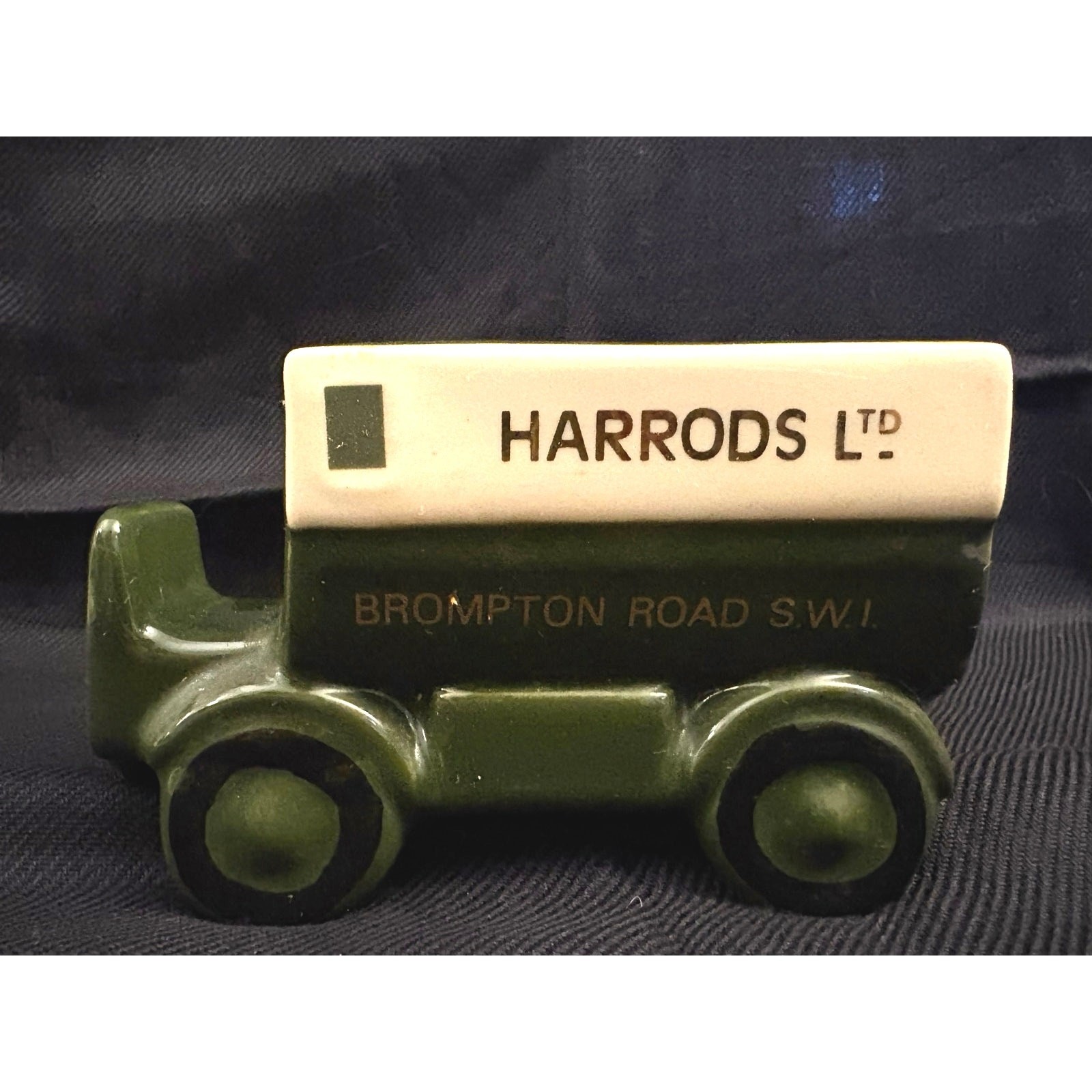 Vintage Harrods London Pottery Ceramic Delivery Van Made In England Vintage Harrods London Pottery Ceramic Delivery Van Made In England
