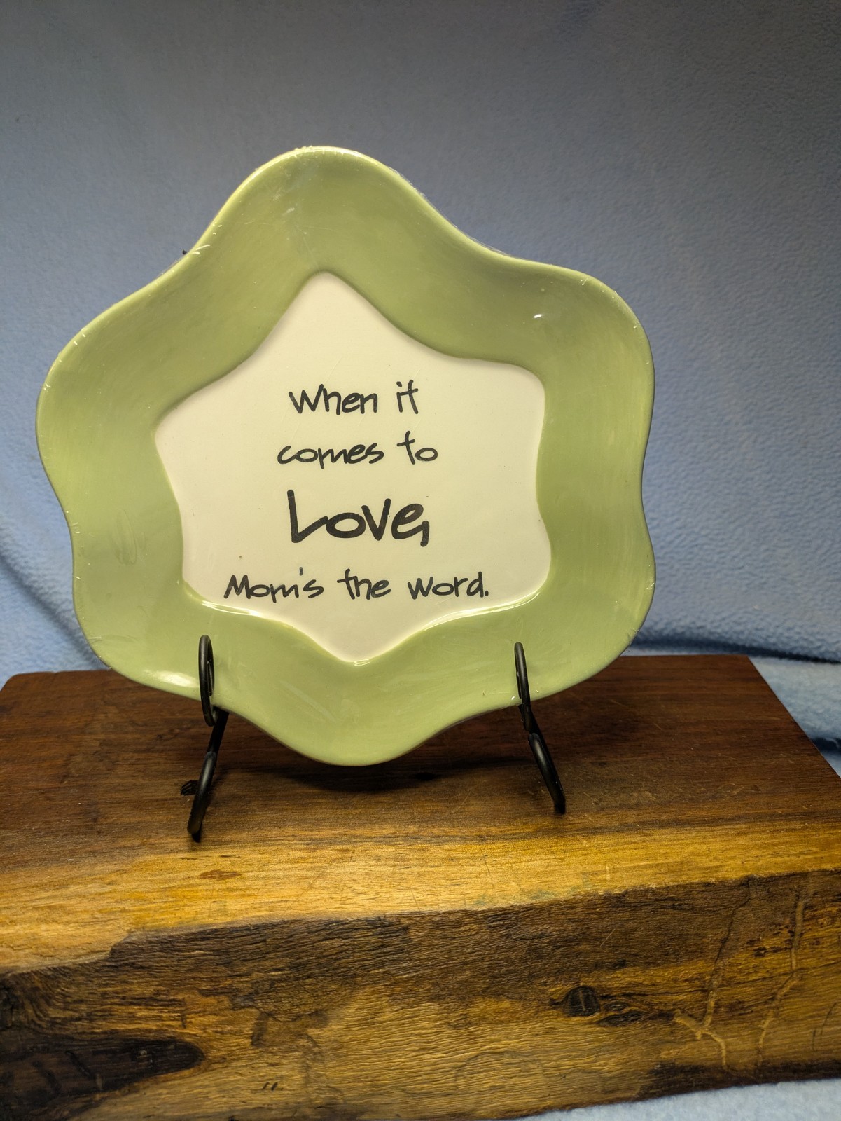 My Estate Sale Mother\'s Day Plate w Stand NIP 6\