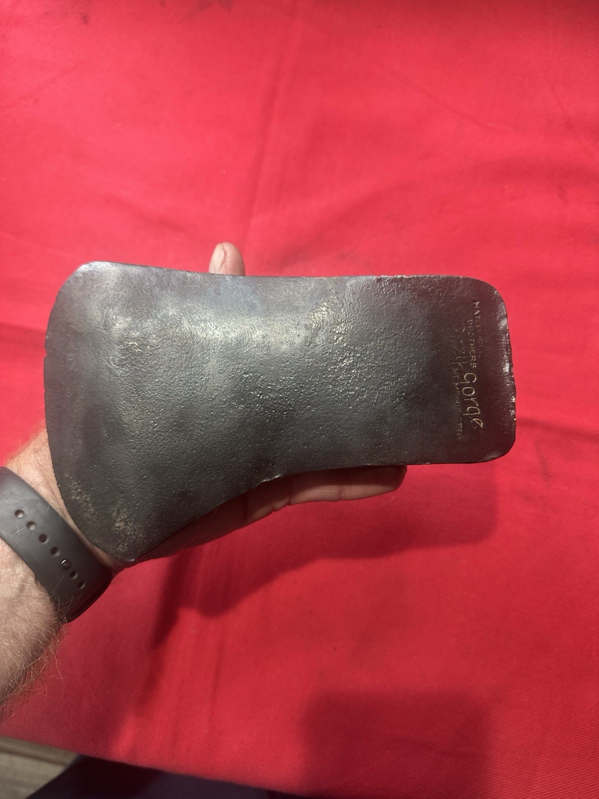 VTG Hartwell Brothers Grey Gorge Memphis Tenn. Single Bit Axe 3 Lbs. 8  Oz. USA