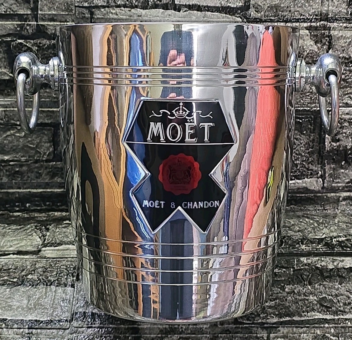 Vintage MOET & CHANDON Champagne Ice Bucket MOD Meaux ARGIT Made In FRANCE