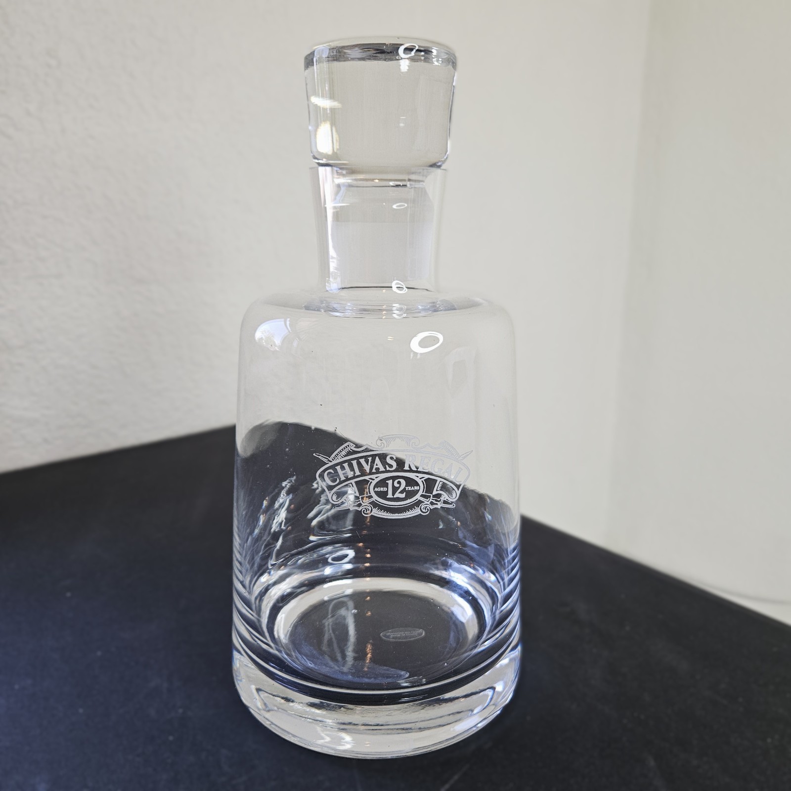 Vintage Chivas Regal 12 Year Glass Decanter w/Stopper Barware Whisky Bottle Vintage Chivas Regal 12 Year Glass Decanter w/Stopper Barware Whisky Bottle