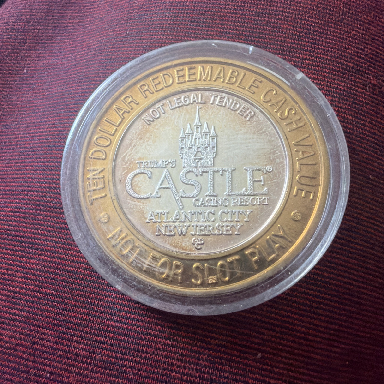 Trump's Castle Casino Hollywood Classic Collector's Series .999 Fine Silver Coin
