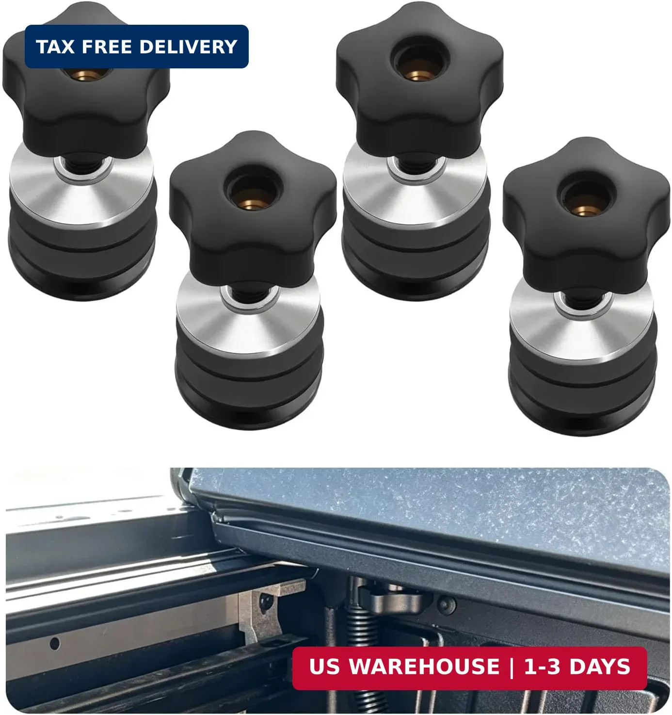 4 pcs 254A0001 Tonneau Cover Clamp Service Kit, Replacement for BAKFlip MX4 G2 P