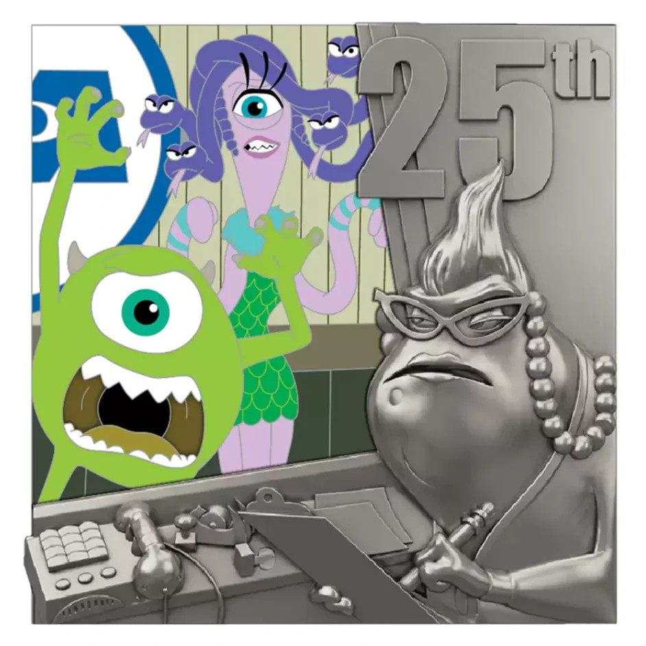 Pre-order Disney D23 Exclusive Monsters, Inc 25th Anniversary Pin - Mike & Celia Pre-order Disney D23 Exclusive Monsters, Inc 25th Anniversary Pin - Mike & Celia