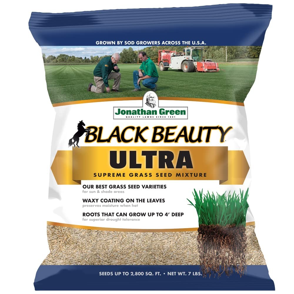 Jonathan Green Black Beauty Ultra Grass Seed 7 lb Cool Season Lawn