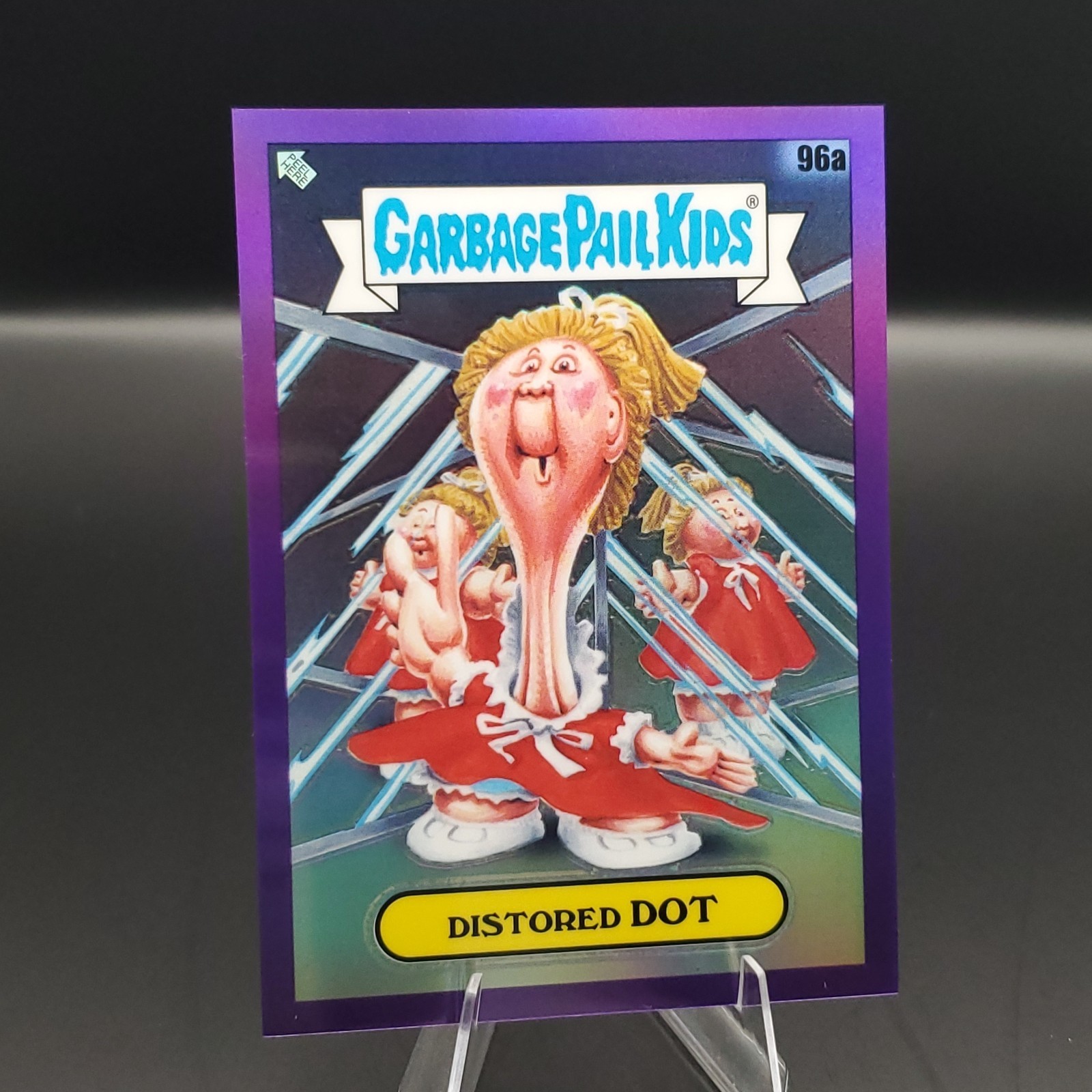 2020 Topps Chrome Garbage Pail Kids Series 3 Distorted Dot Purple /250 96A 2020 Topps Chrome Garbage Pail Kids Series 3 Distorted Dot Purple /250 96A