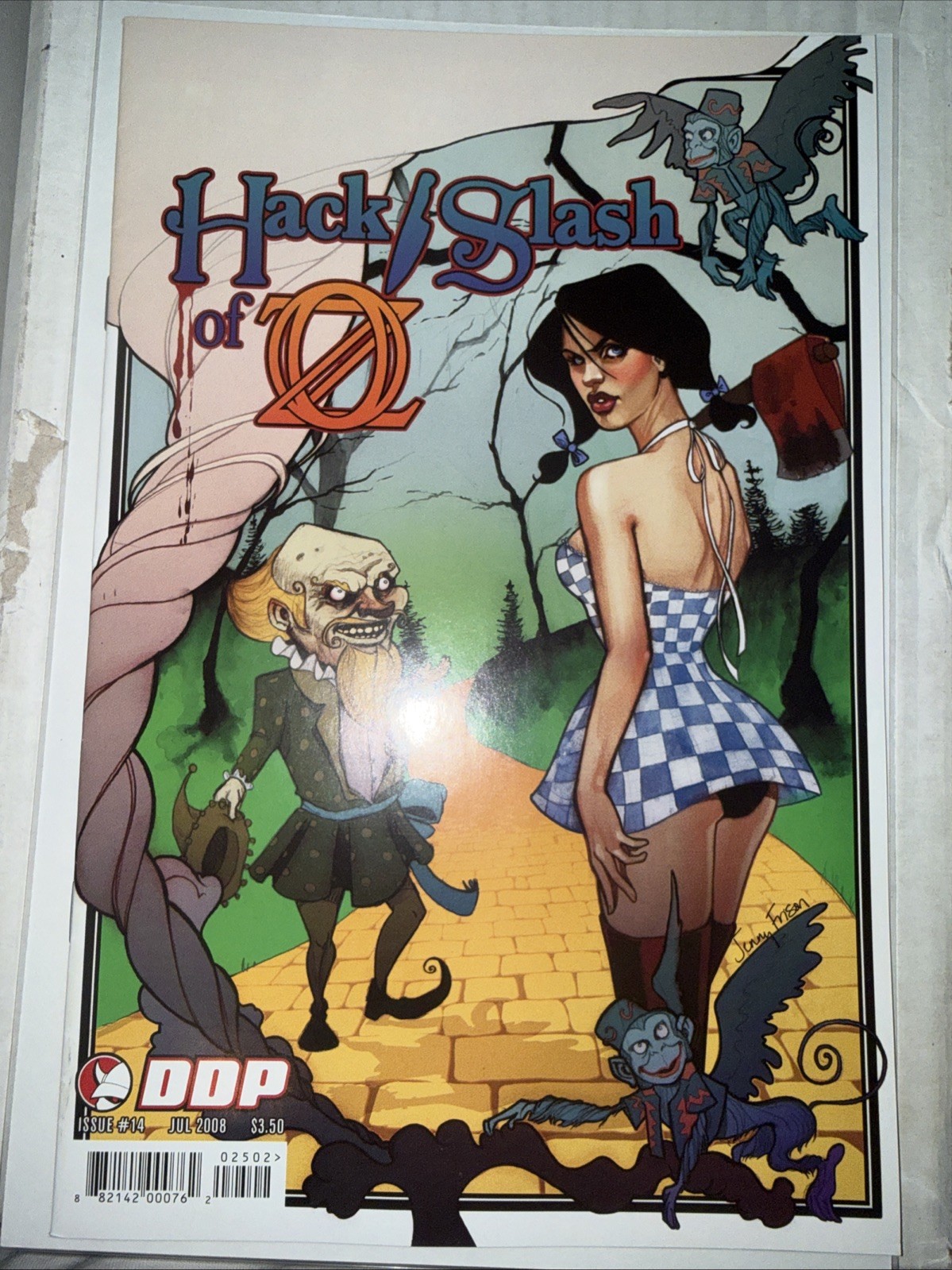 Hack/Slash The Series #14 Cover B Variant 2008 Devil's Due 1st Jenny Frison Key