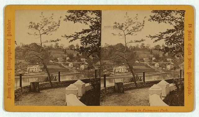 Photo:Scenery in Fairmount Park. West from North Laurel