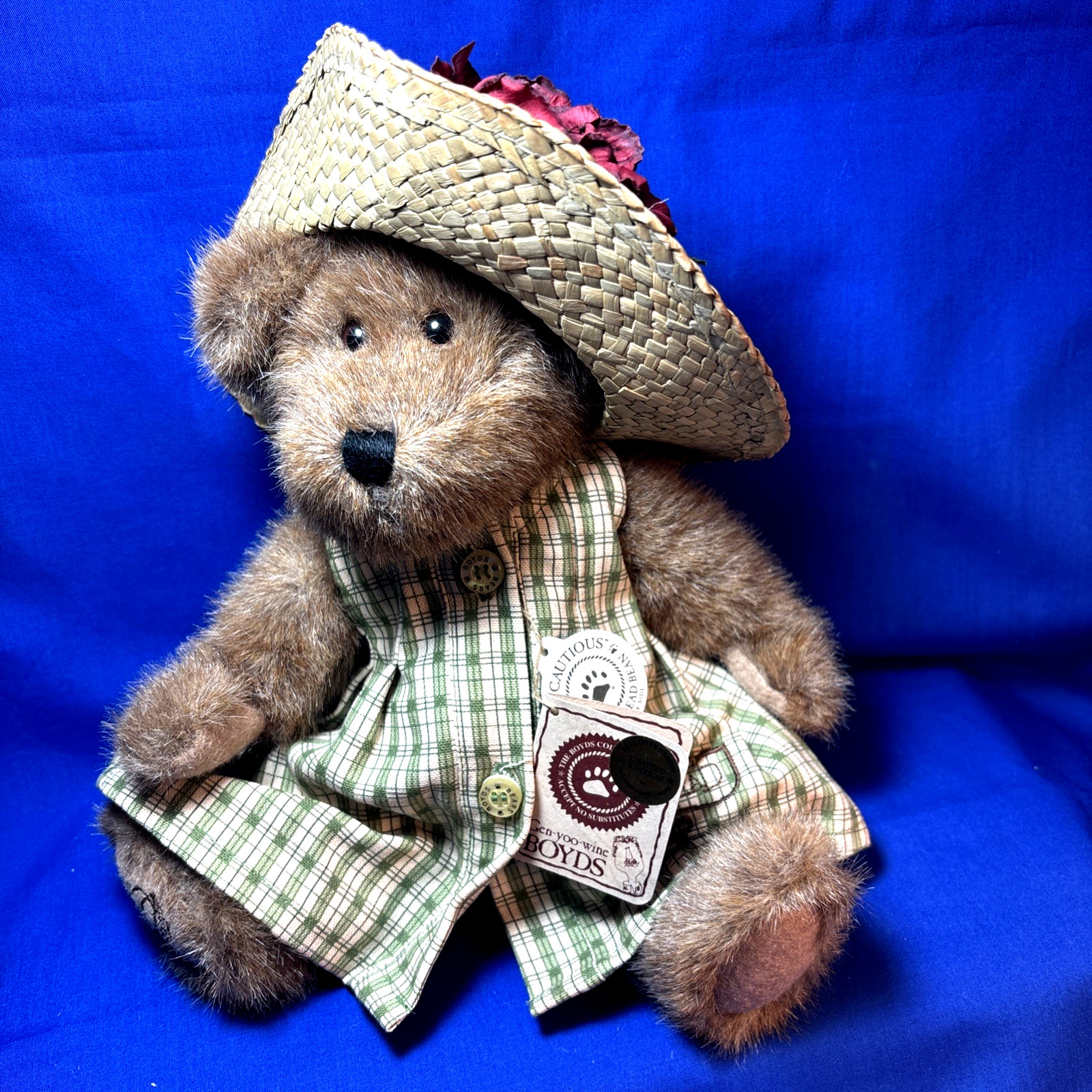 Boyds Bears Longaberger Homestead Ltd. Ed. Heather Steadsbeary Plush Bear    D34