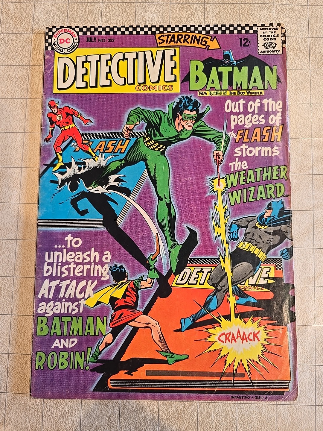 💥Detective Comics #353 (DC Comics July 1966)