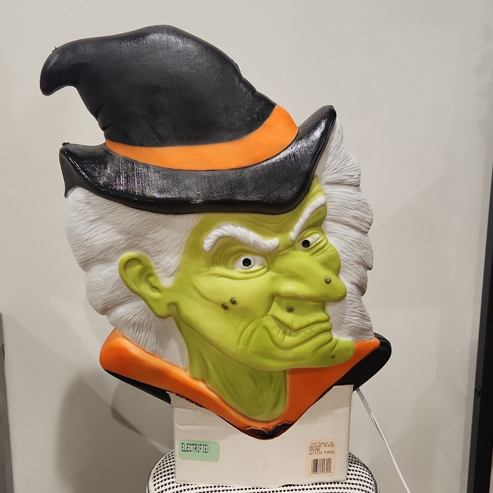 Vtg Rare Witches Face Blow Mold Original 1995 Halloween Decor Don Featherstone Vtg Rare Witches Face Blow Mold Original 1995 Halloween Decor Don Featherstone