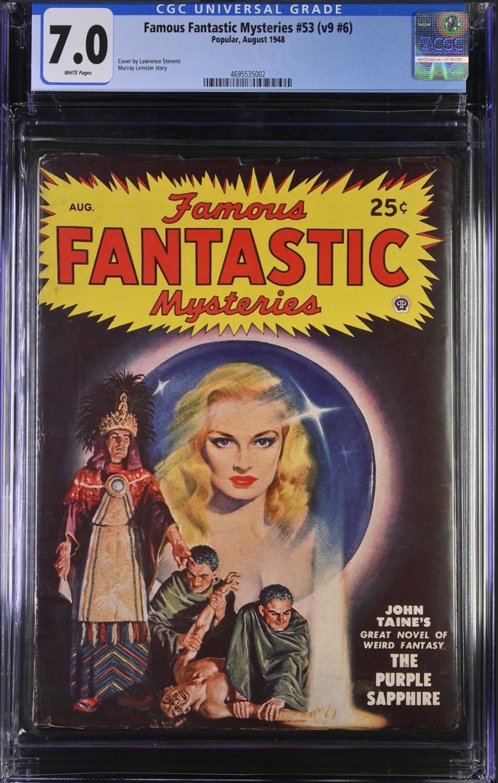 Famous Fantastic Mysteries #53 (V9#6) - August 1948 - Highest Graded
