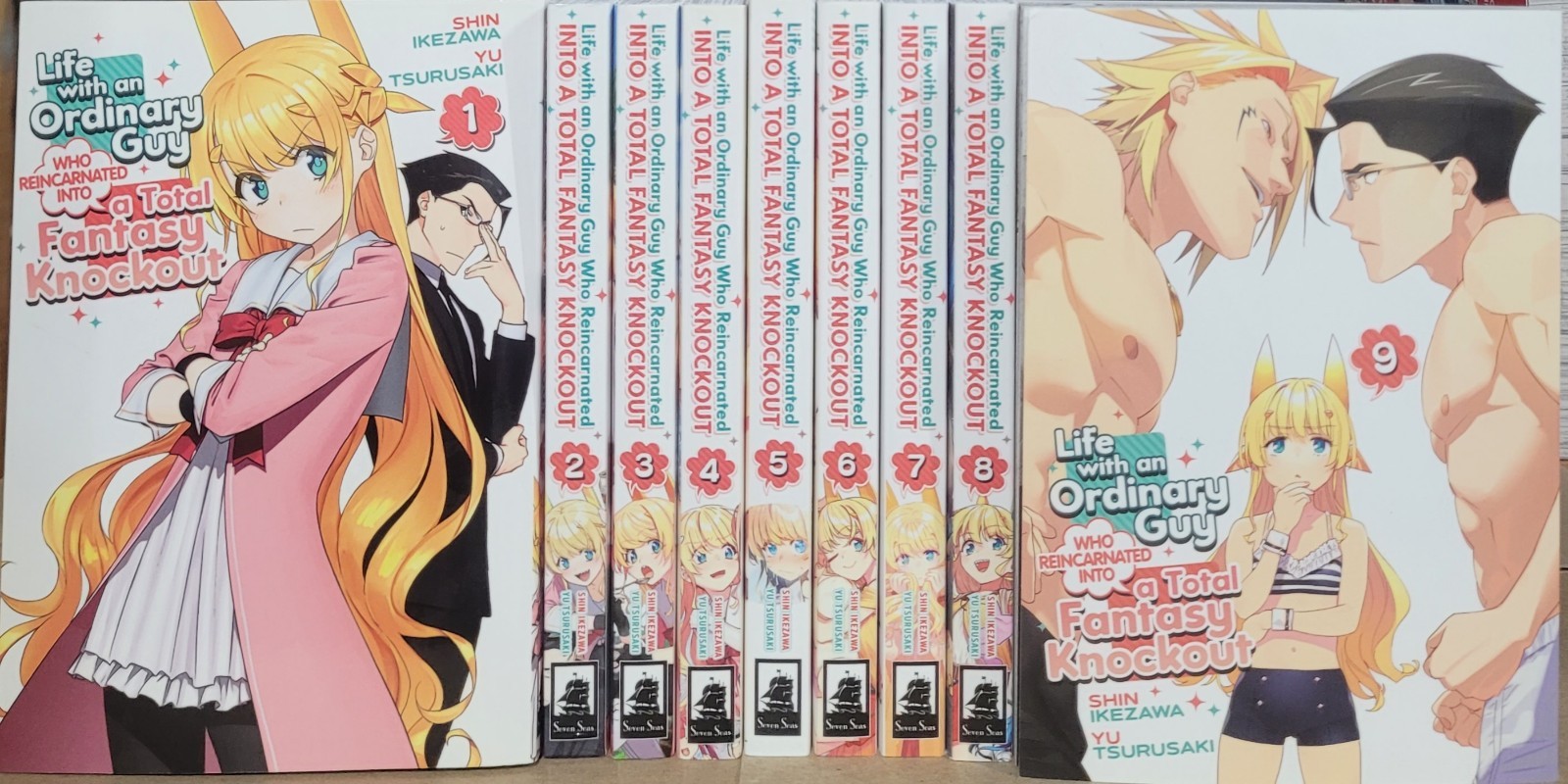 Life with an Ordinary Guy Who Reincarnated into a Total Fantasy Knockout Vol 1-9