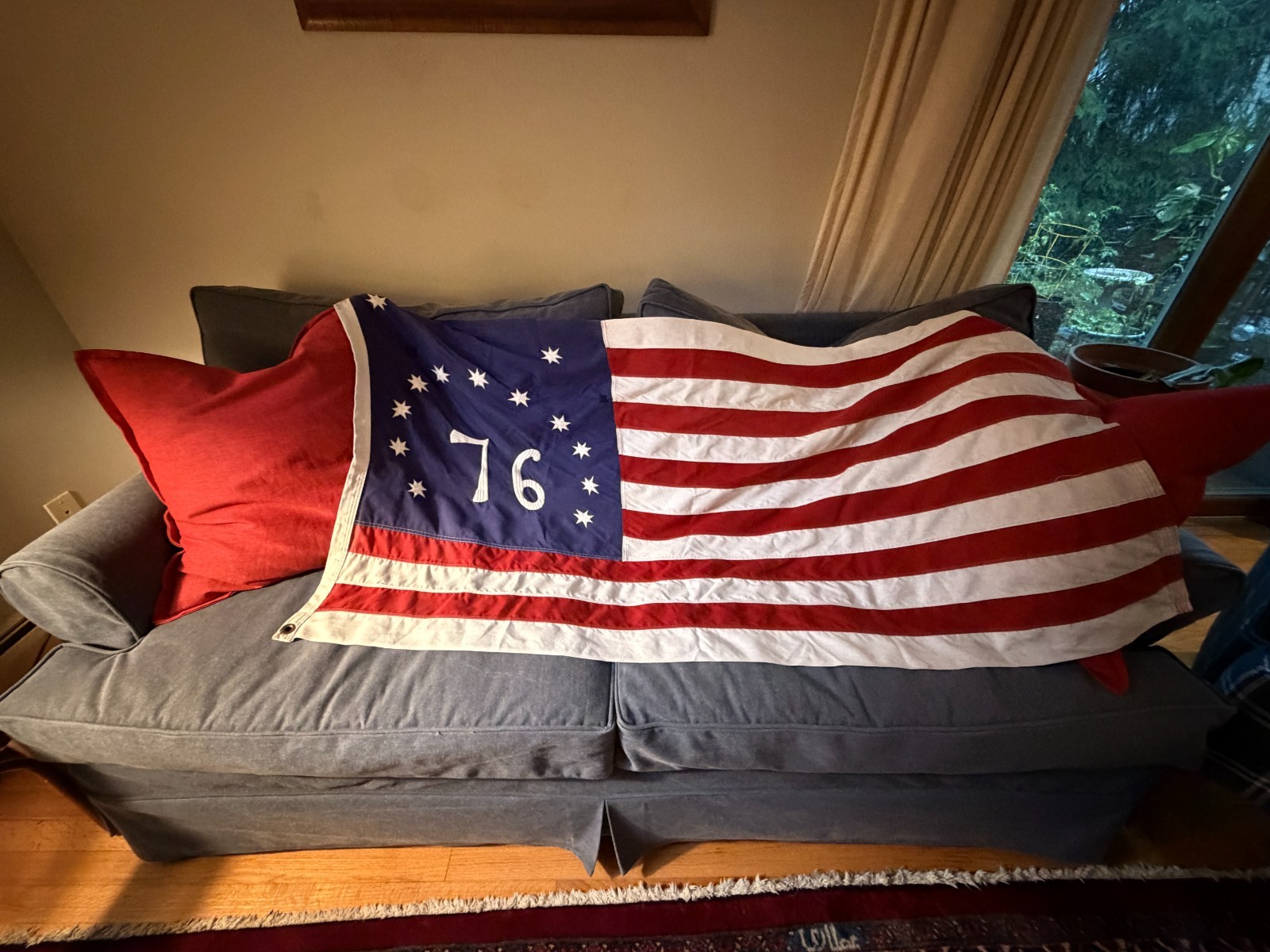 Defiance Annin & Co Verona Nj U.S. 13 Star American Flag 60”X32”