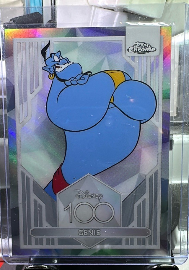2023 Topps Chrome Disney 100 Years Genie Silver Refractor