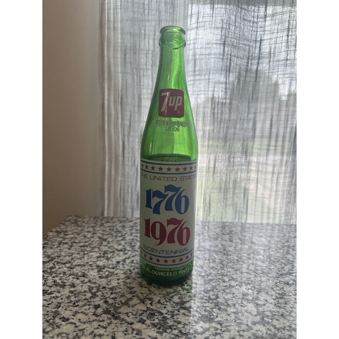 VTG 7up Commemorative Glass Soda Pop Bottle Liberty Bell 1776 1976 Bicentennial VTG 7up Commemorative Glass Soda Pop Bottle Liberty Bell 1776 1976 Bicentennial